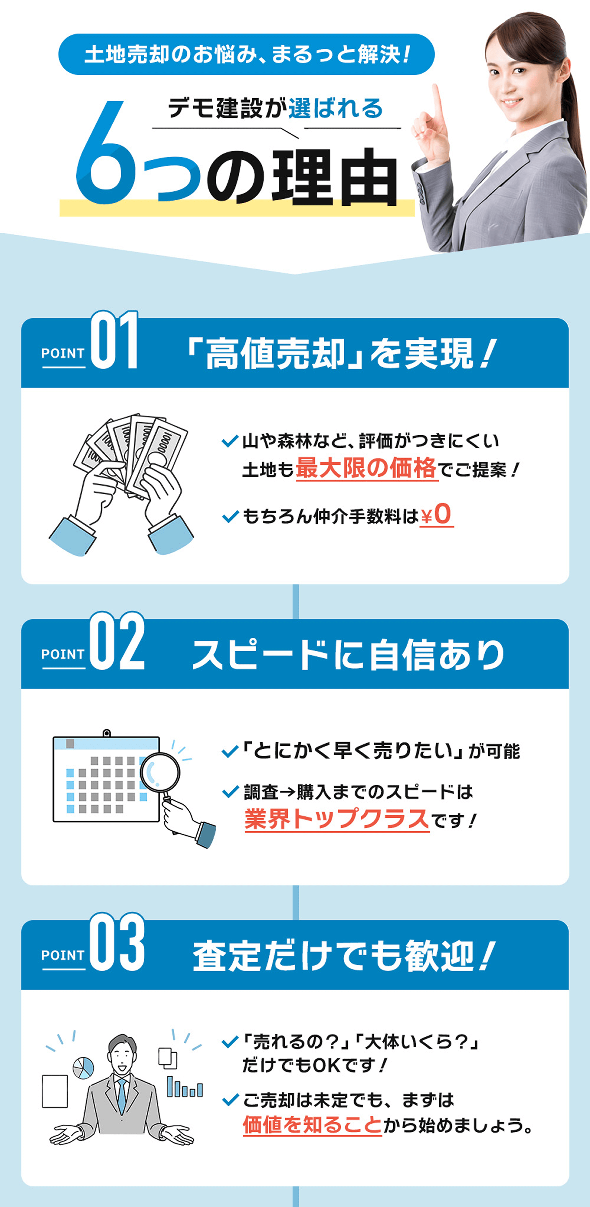 土地売却のお悩み、まるっと解決！